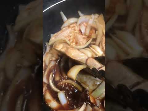 厚切りポークの生姜焼き