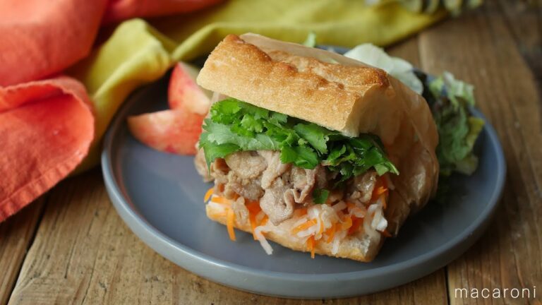 【おせちリメイク】余ったなますでアジア風サンドの作り方