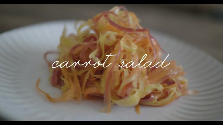 食感を楽しむ人参のサラダ／Carottes rape