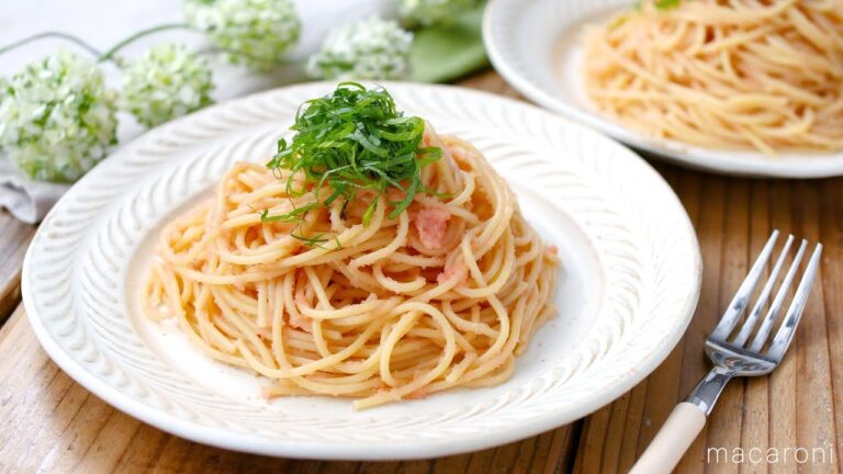 【明太子パスタ】15分でパパッと！めんつゆを使って味付け簡単♪和えるだけ！