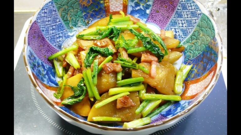 かぶとベーコンのソテー【Saute of a turnip and the bacon】