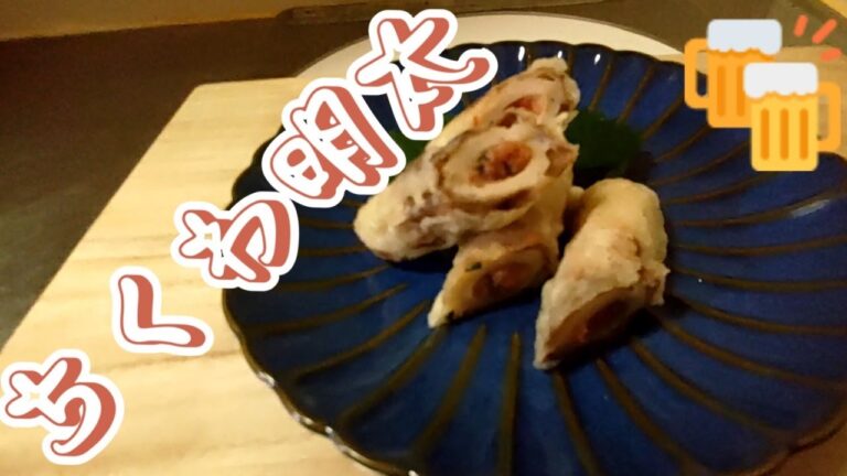 お酒のおつまみにも最高！ちくわ明太😋