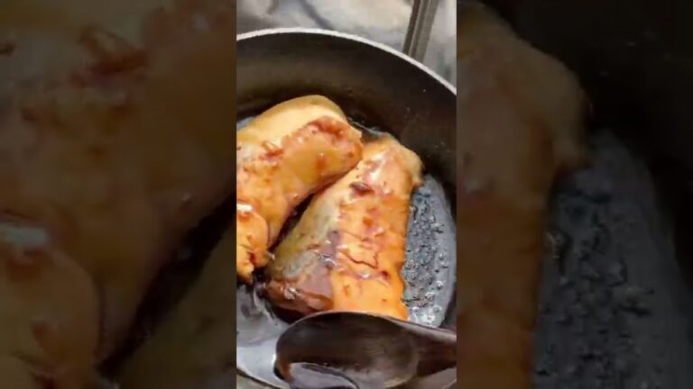 【ソロキャン飯】ブリの照り焼き。食べたくなってキャンプ場で。