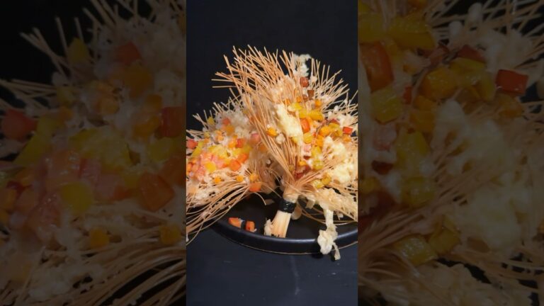 【ASMR】そうめん天ぷら #Shorts