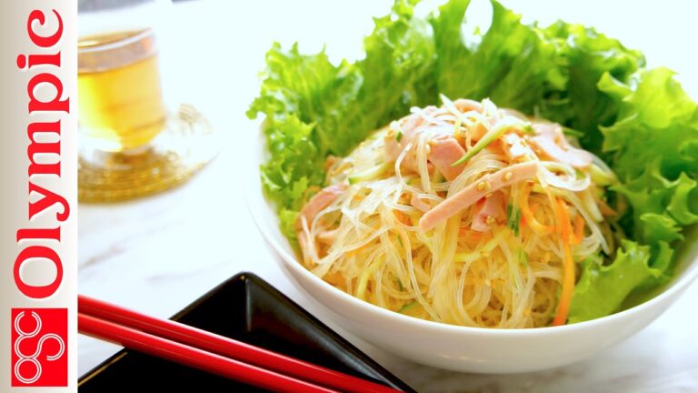 オリンピックの超簡単レシピ　春雨サラダの作り方