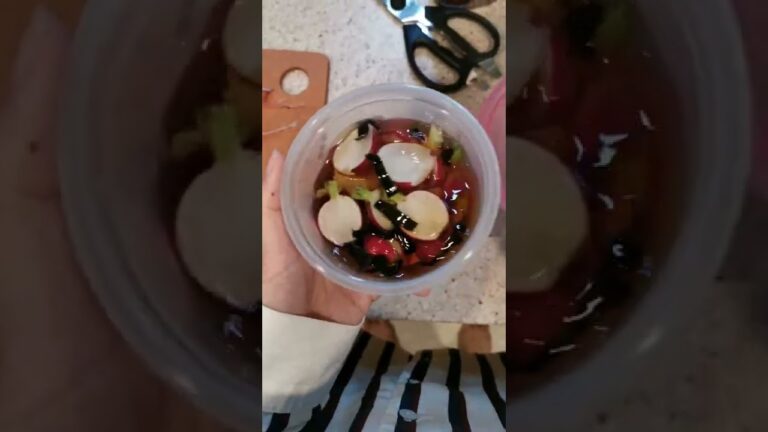 【自炊3年目の30秒料理日記】実家から届いたはつか大根をいい感じに漬けた記録('∇')【ひとりごはんvlog】#Shorts