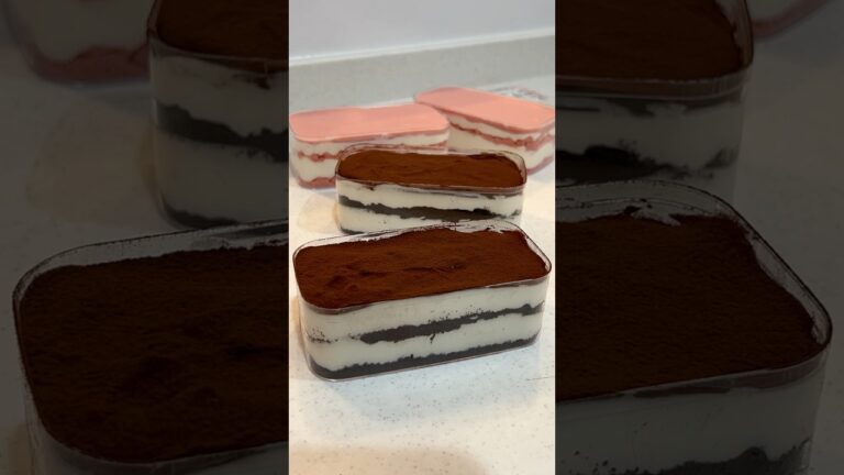 SNSで話題の割って食べるティラミス作ってみたよ！#割るティラミス#バレンタイン