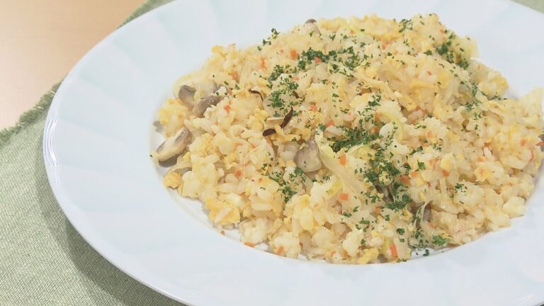 カニと卵のピラフ（2020年2月20日）