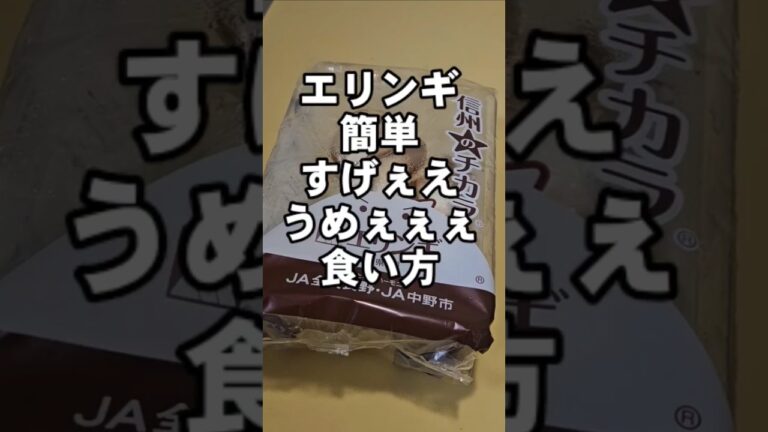 エリンギの簡単で1番うめぇえええ食い方 おつまみ 副菜レシピ