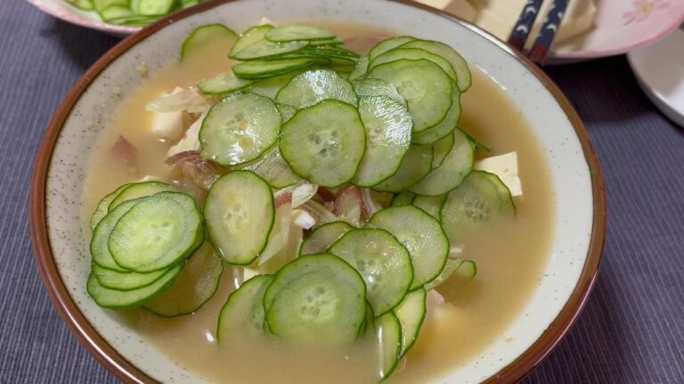 夏はさっぱり美味しい冷や汁だ！