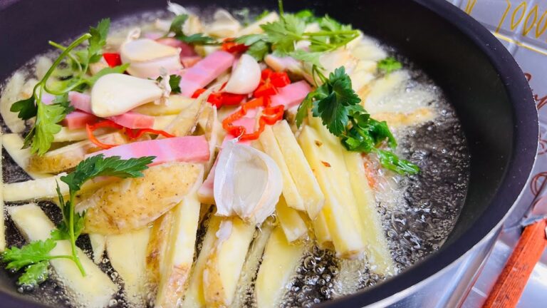 一口食べたらマジで止まらないペペロンフライドポテト！