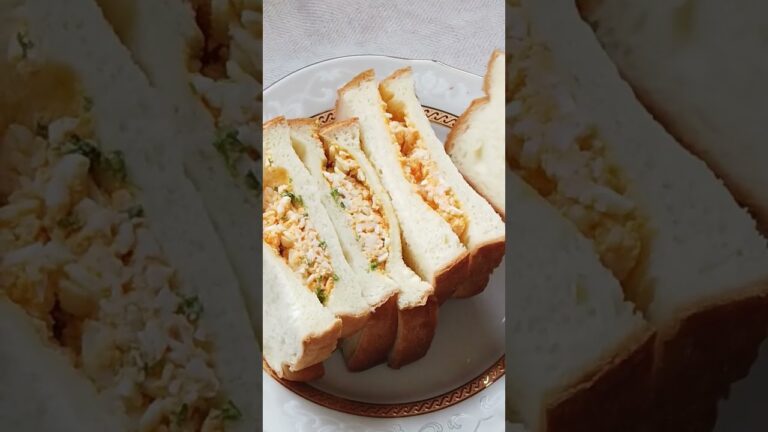 サンドイッチ（たまごサンド）の作り方／ばあちゃんの料理教室 #Shorts