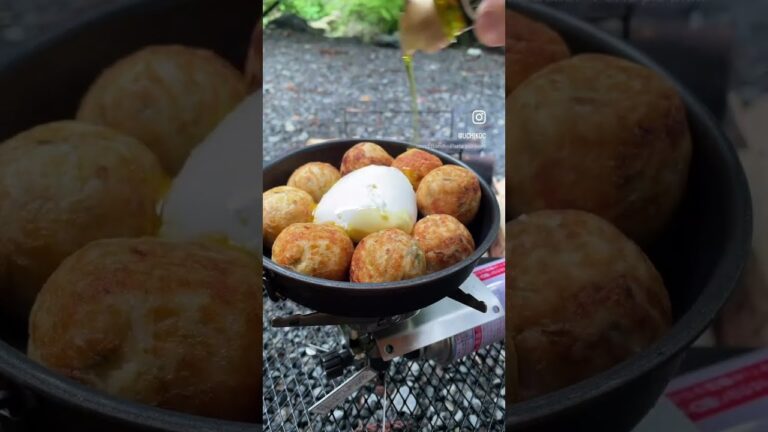 キャンプ・家でも美味しい！たこやきのアヒージョ！