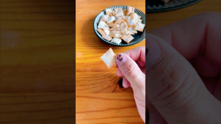 話題の餃子の皮でおっとっと作った #子どもと一緒に  #簡単レシピ #料理