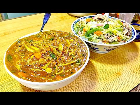 【岐阜デカ盛り】五目そば大盛り・カレー丼大盛り/みのや食堂【岐阜県山県市高富】