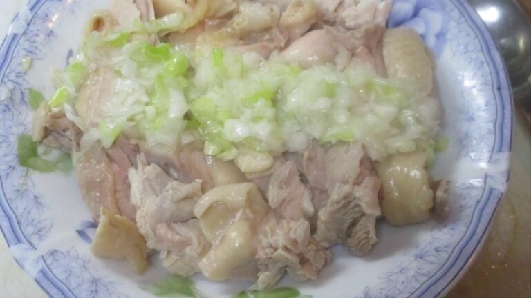 茹で鶏のネギ塩だれ：Part Ⅰ