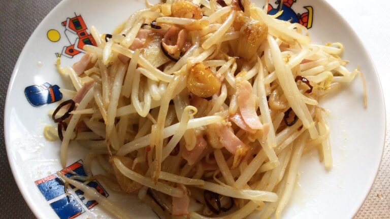 もやしのペペロン炒め