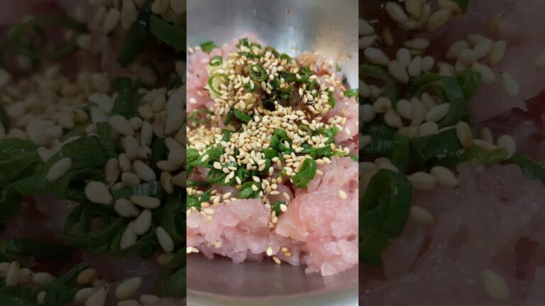 まさにSDGs！プロの賄い【鰆（さわら）】を余すとこなく食べよう！～すき身～