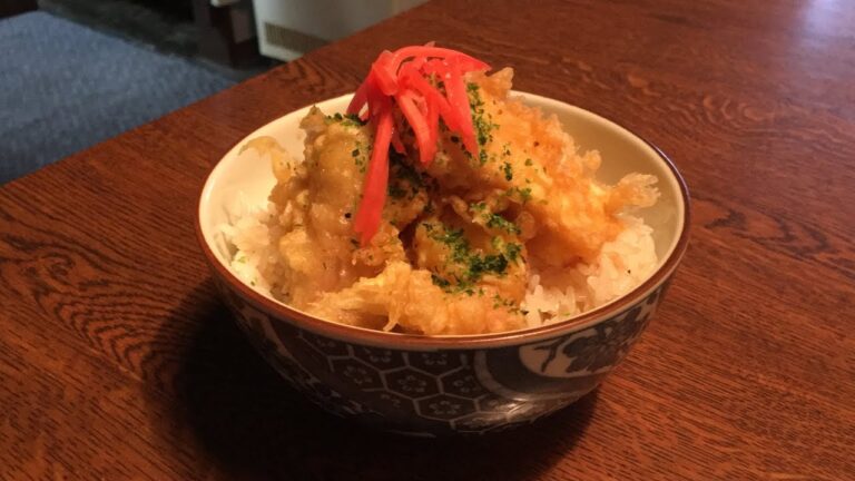 「ギョニソ天丼」作り方