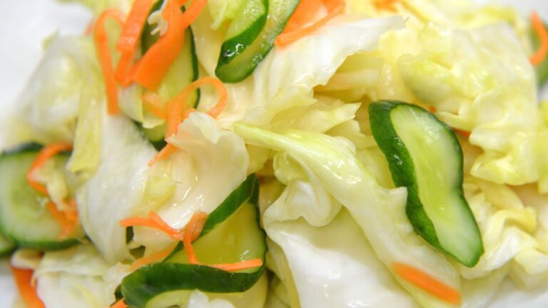 キャベツの浅漬け