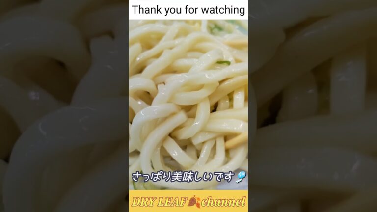 ぶっ掛けうどん✨いただきました@dry-leaftelevision8003