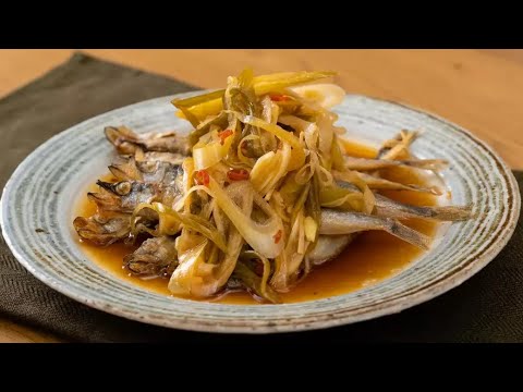 ししゃもと長ねぎの南蛮漬け　しょうが風味