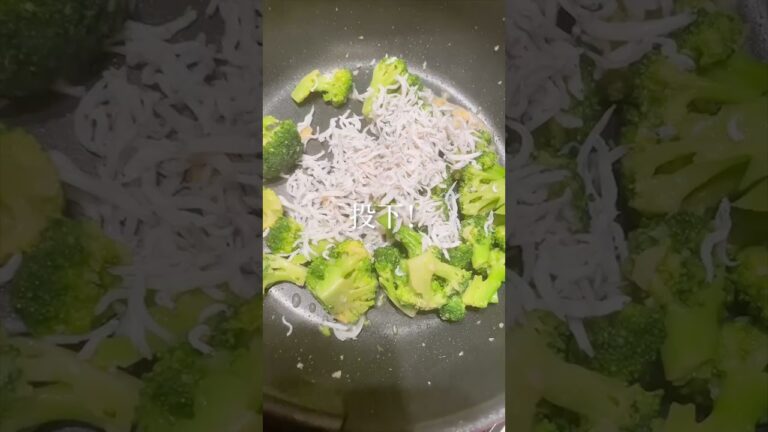 ブロッコリーとしらす、うまい！！