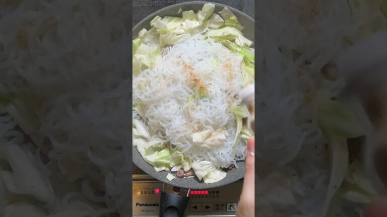 50kgダイエットした主夫社長の田中啓之の大盛りしらたき焼きそばのレシピ