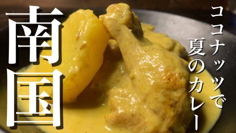 骨つきチキンのココナッツカレー　残念ながらマッサマンカレーにはなれなかった