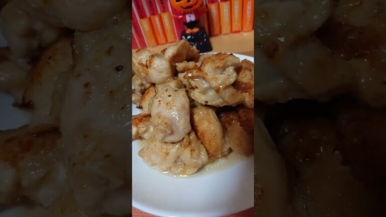 手羽とろのにんにくしょうが焼き🐥