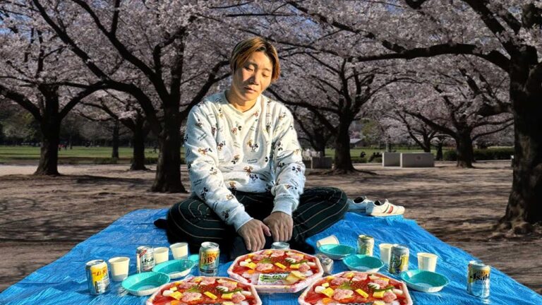 【ドッキリ】お花見だから何か買って来てとLINEしたら思わぬ結果に…？【マクドナルド、コストコ、コンビニ、スタバ】