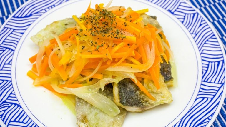 甘酸っぱい夏の味 アジのエスカベッシュ
