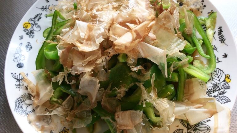 ピーマンの簡単ポン酢あえ