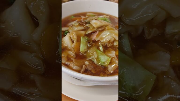 あんかけラーメン　シンプルに旨い😋