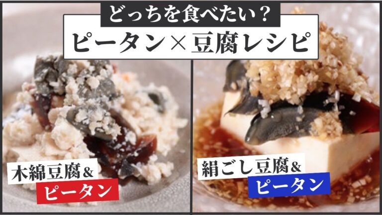 【どっちを食べてみたい？】お豆腐×ピータンレシピ２種/MASA'S KITCHEN