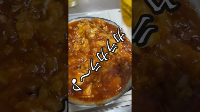 絶品】何となく作ったエビチリが旨すぎた　#アル中カラカラ #shorts