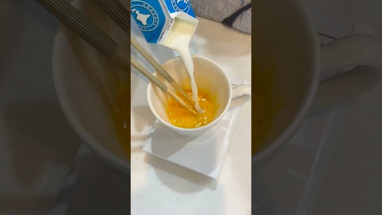 レンジで簡単♡とろけるココアぷりん