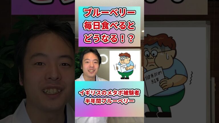 【衝撃】ブルーベリーを毎日食べるとどうなるか？#shorts