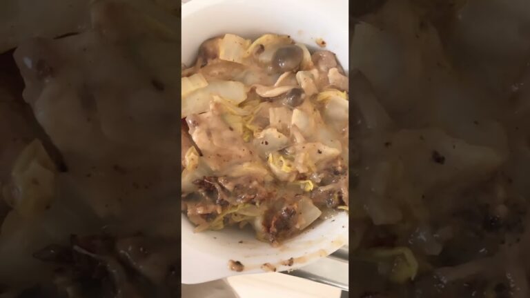 フライパンで白菜と鶏肉のグラタン