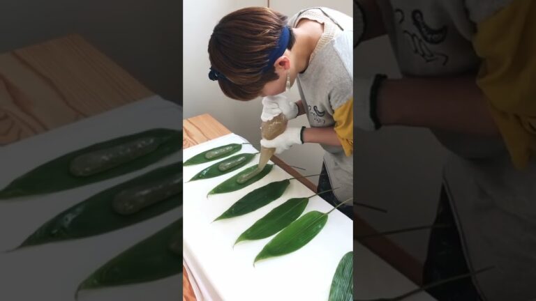 あっことあんこのちまき作り