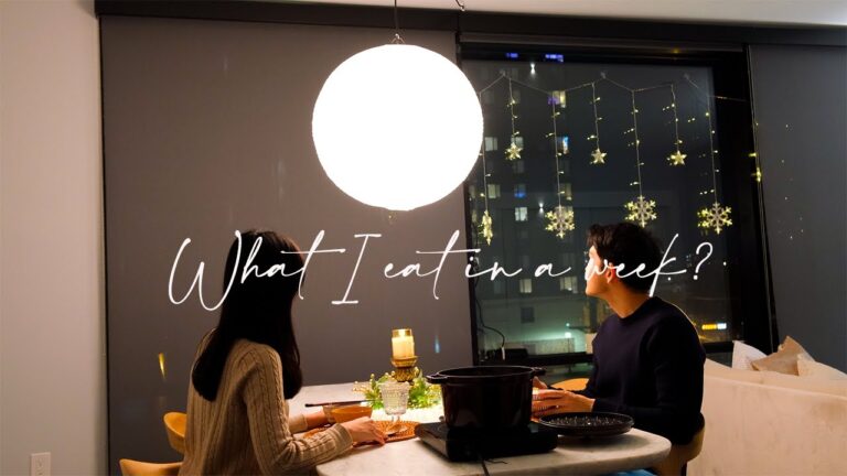 【1週間の夜ご飯献立】｜和食中心｜日韓夫婦ニューヨーク暮らしvlog｜What I eat in a week?｜4k