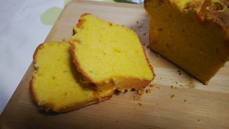 ハロウィンにいかが？カボチャパウンド