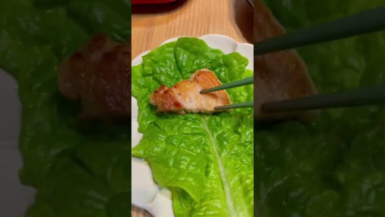 サムギョプサルを作って奥さんに褒められたい#shorts #料理男子 ＃豚バラ