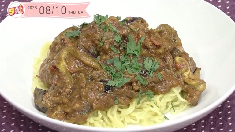 ５きげんクッキング～汁なしキーマカレー麺～｜５きげんテレビ