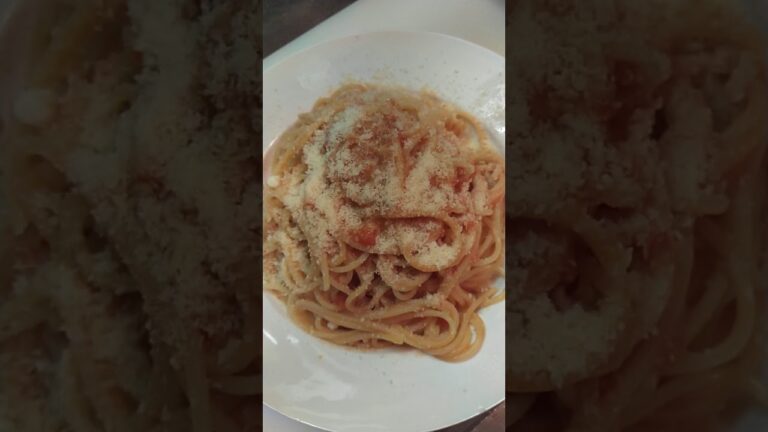 カニのトマトクリームパスタつくってみた。