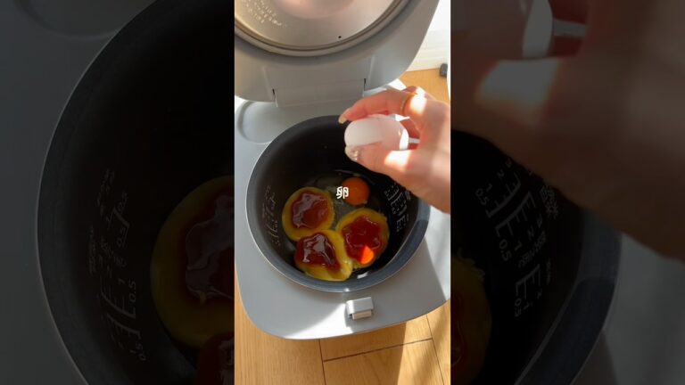 【炊飯器で作るプリンケーキ🍮】#炊飯器レシピ #おうちカフェ