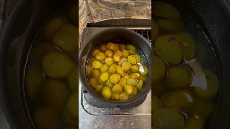 栗の甘露煮2回目。