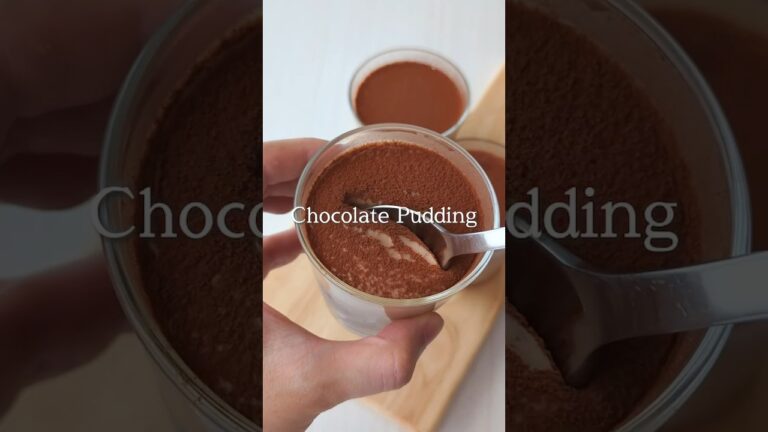 【悪魔的】なめらかでとろっとろ！噛まなくても食べられるチョコプリンを作ったよ✨