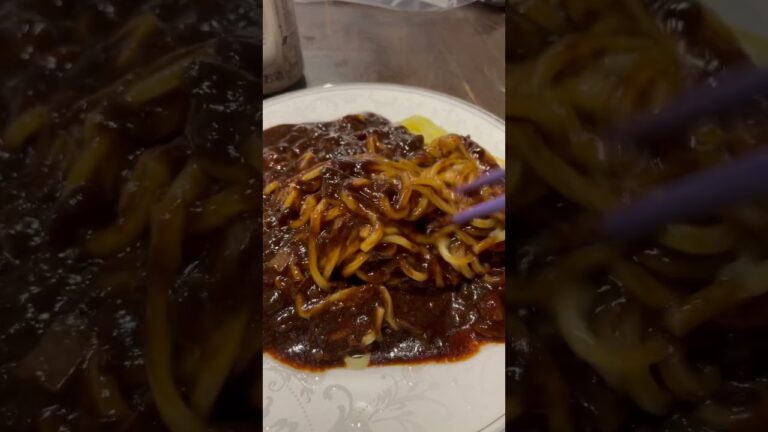 韓国ジャージャー麺食べてみたよ