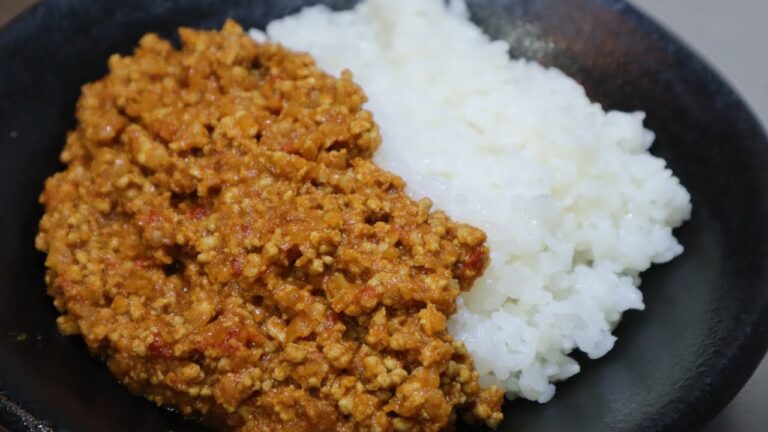 簡単に作れる本格無水キーマカレー